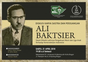 Ali Ahmad Baktsir, diskusi Pusdok Bogor 21 April 2018